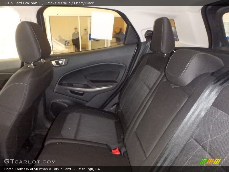 Smoke Metallic / Ebony Black 2019 Ford EcoSport SE