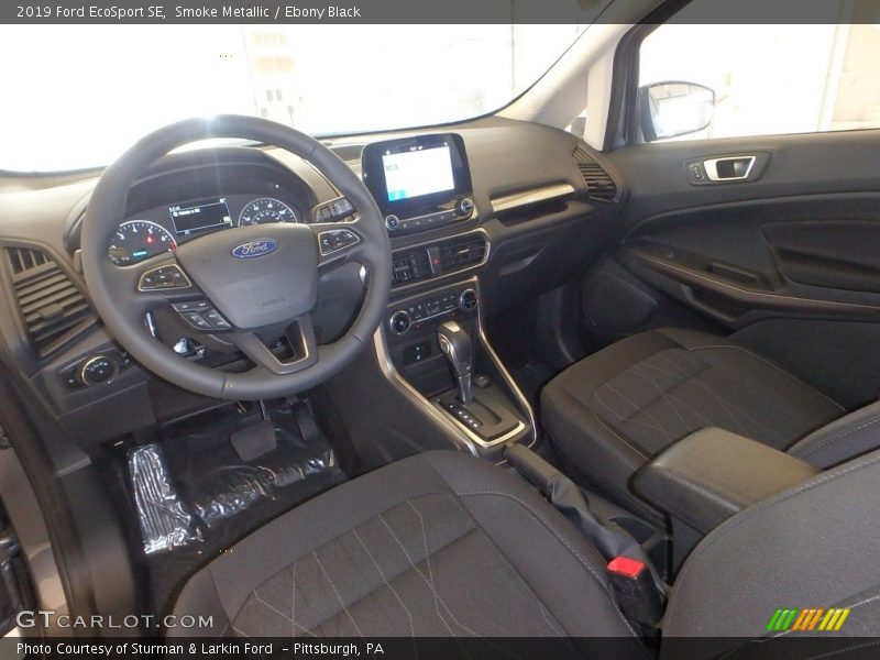 Smoke Metallic / Ebony Black 2019 Ford EcoSport SE