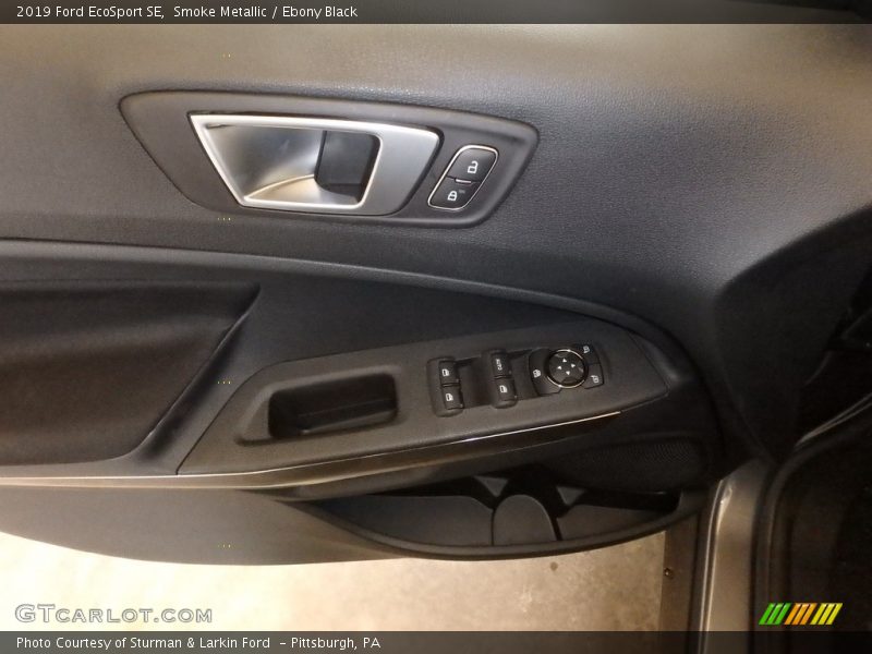 Smoke Metallic / Ebony Black 2019 Ford EcoSport SE