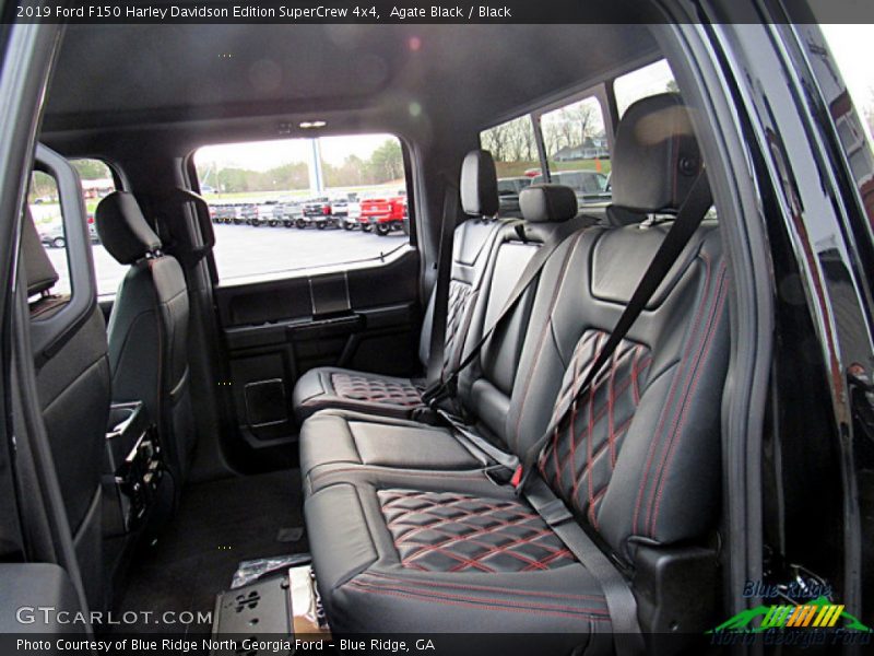 Rear Seat of 2019 F150 Harley Davidson Edition SuperCrew 4x4