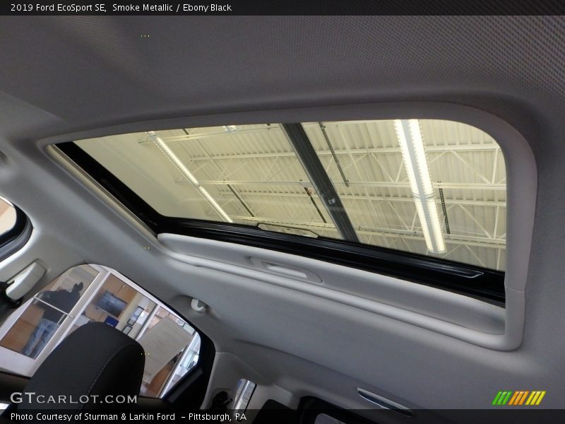 Smoke Metallic / Ebony Black 2019 Ford EcoSport SE