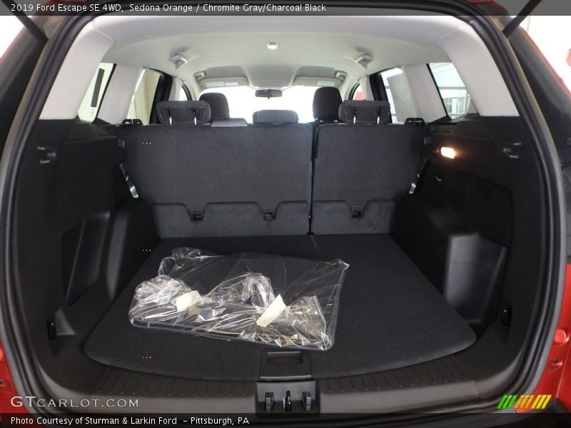 Sedona Orange / Chromite Gray/Charcoal Black 2019 Ford Escape SE 4WD