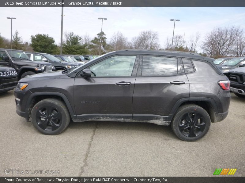 Granite Crystal Metallic / Black 2019 Jeep Compass Latitude 4x4