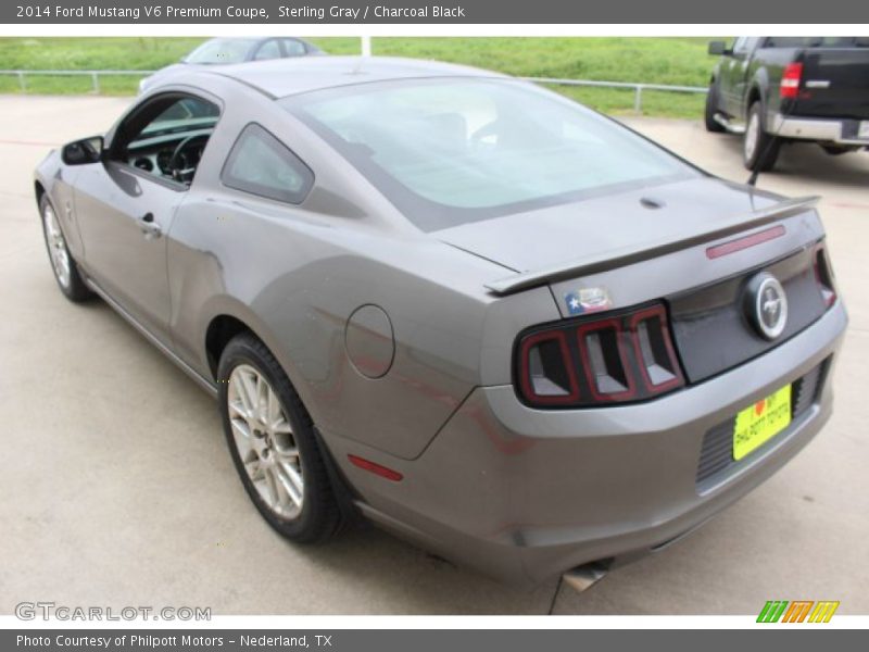 Sterling Gray / Charcoal Black 2014 Ford Mustang V6 Premium Coupe