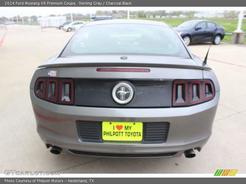 Sterling Gray / Charcoal Black 2014 Ford Mustang V6 Premium Coupe