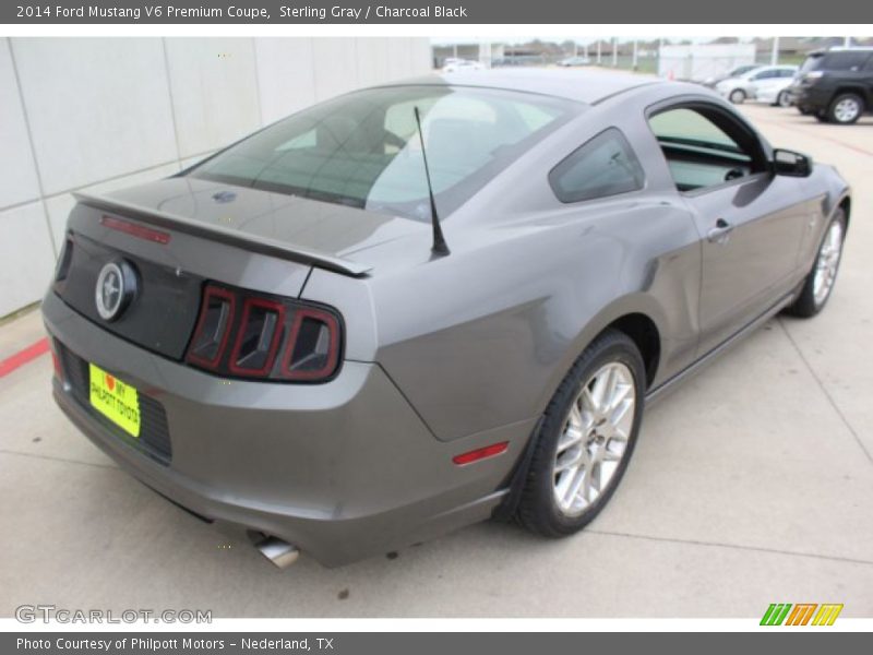 Sterling Gray / Charcoal Black 2014 Ford Mustang V6 Premium Coupe