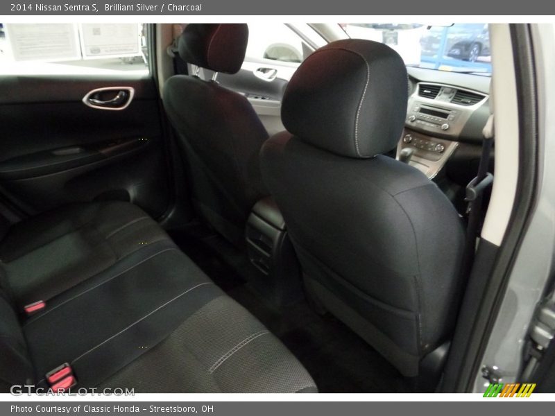 Brilliant Silver / Charcoal 2014 Nissan Sentra S