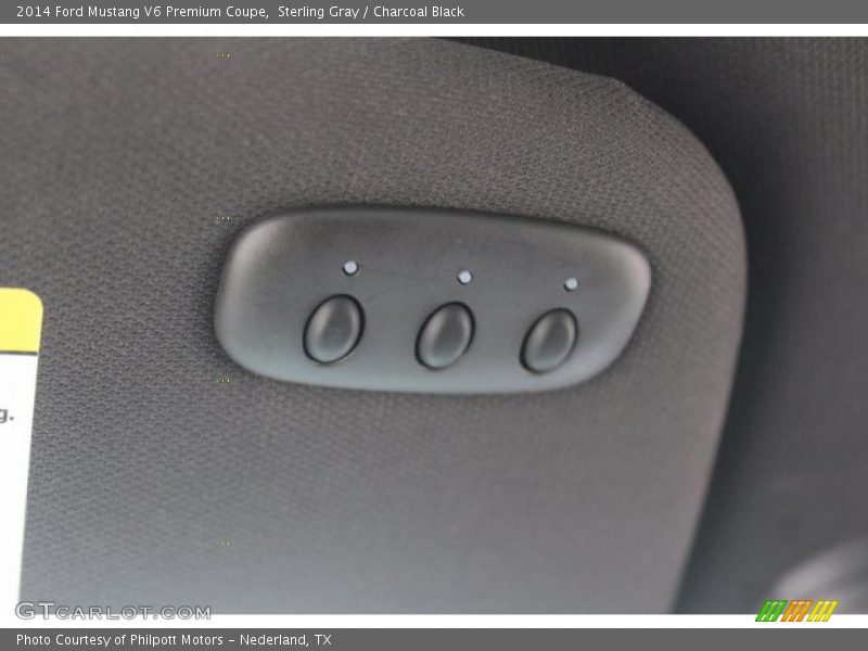 Sterling Gray / Charcoal Black 2014 Ford Mustang V6 Premium Coupe