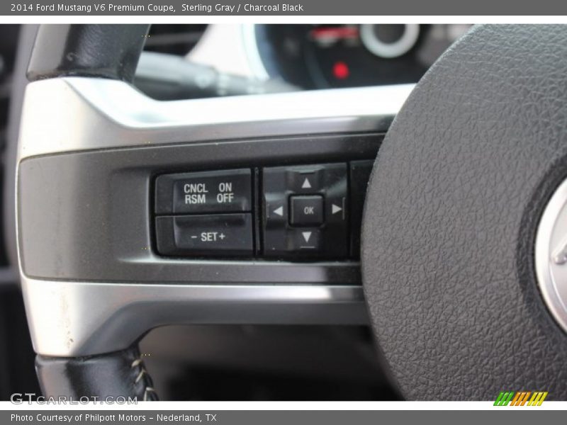 Sterling Gray / Charcoal Black 2014 Ford Mustang V6 Premium Coupe