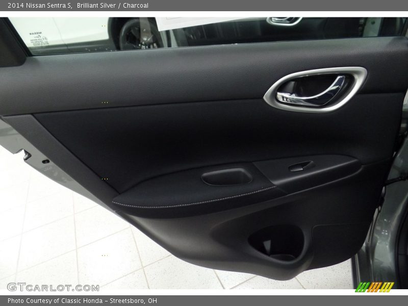 Brilliant Silver / Charcoal 2014 Nissan Sentra S