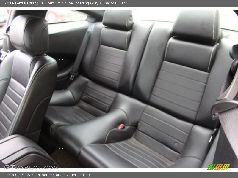 Sterling Gray / Charcoal Black 2014 Ford Mustang V6 Premium Coupe