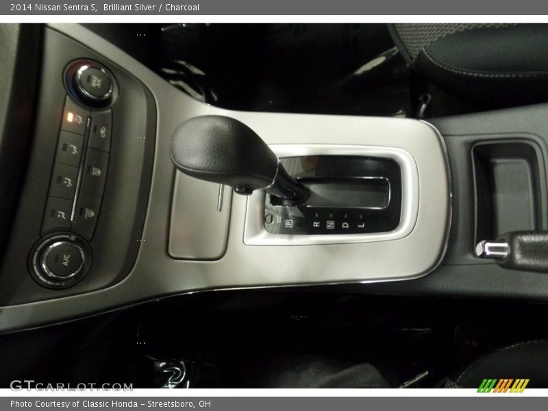 Brilliant Silver / Charcoal 2014 Nissan Sentra S