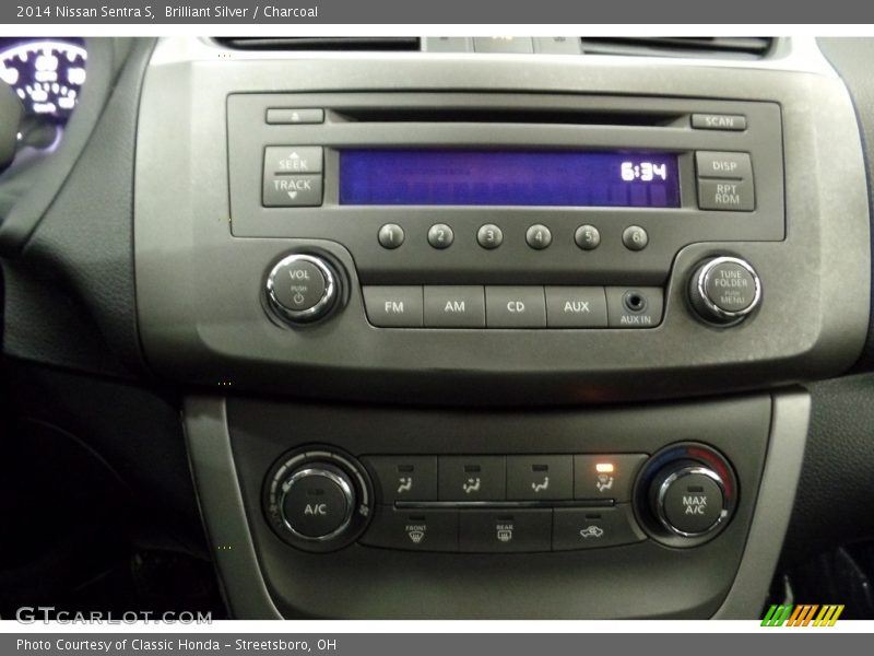Brilliant Silver / Charcoal 2014 Nissan Sentra S