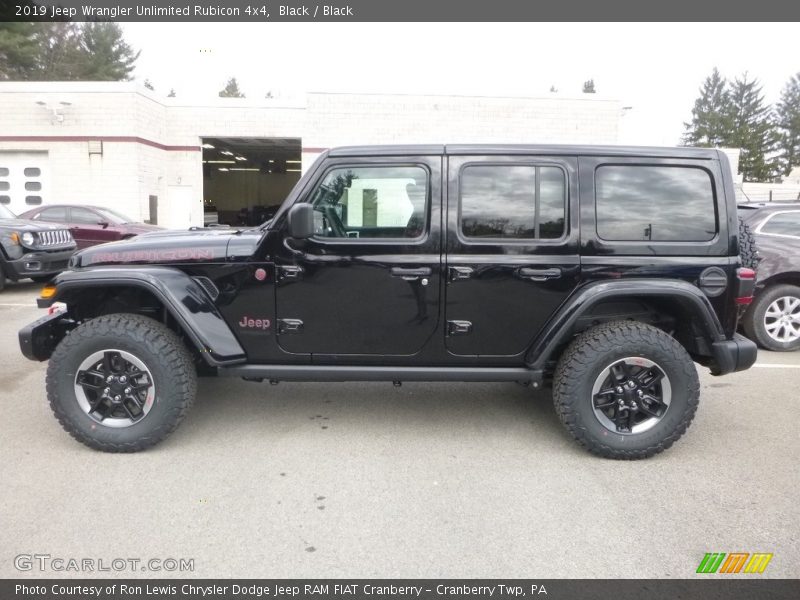 Black / Black 2019 Jeep Wrangler Unlimited Rubicon 4x4