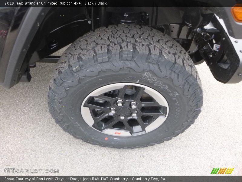 Black / Black 2019 Jeep Wrangler Unlimited Rubicon 4x4