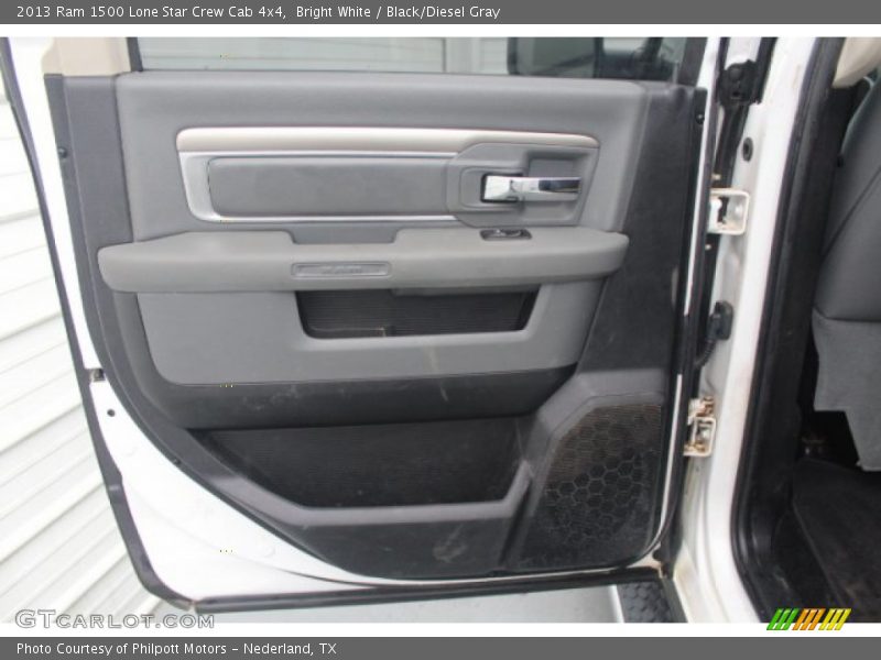 Bright White / Black/Diesel Gray 2013 Ram 1500 Lone Star Crew Cab 4x4