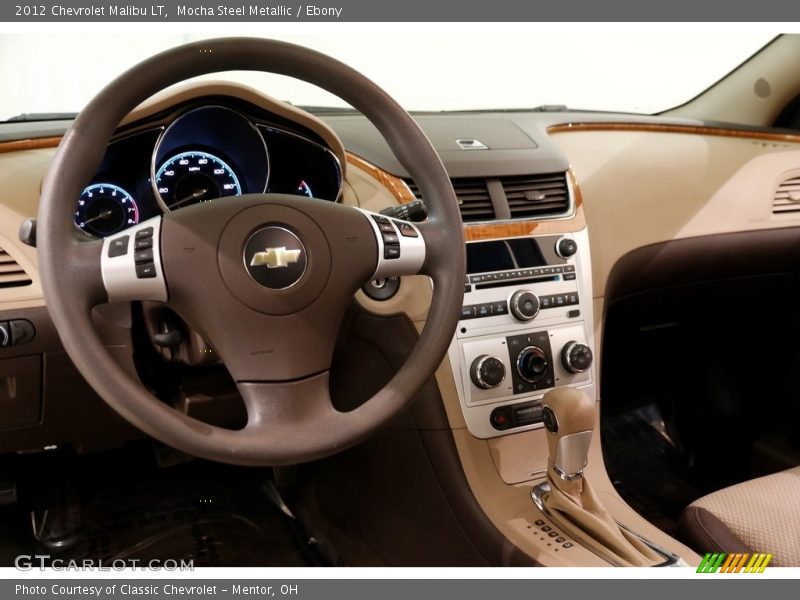 Mocha Steel Metallic / Ebony 2012 Chevrolet Malibu LT