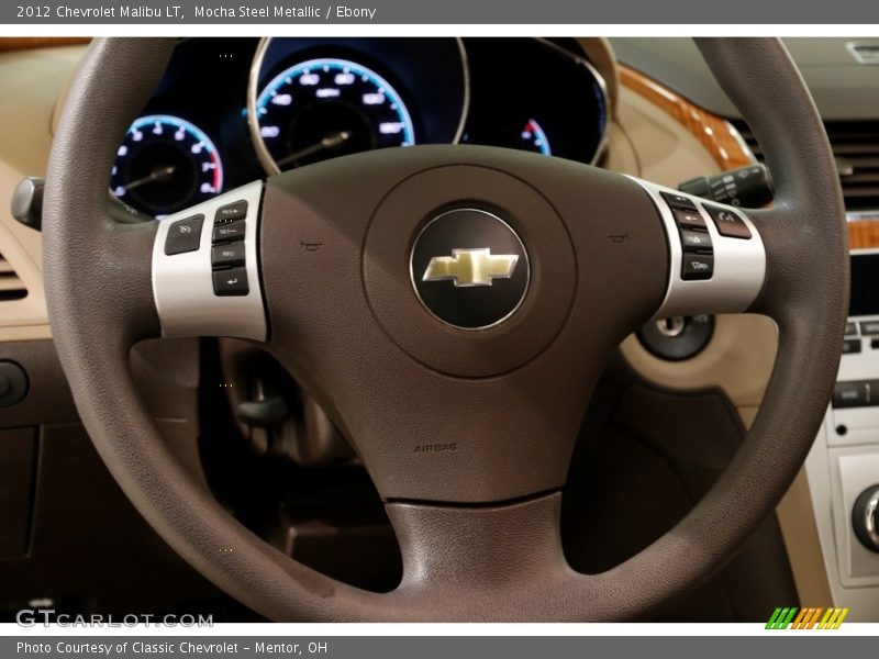 Mocha Steel Metallic / Ebony 2012 Chevrolet Malibu LT