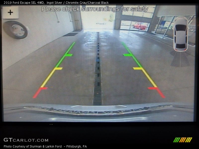 Ingot Silver / Chromite Gray/Charcoal Black 2019 Ford Escape SEL 4WD