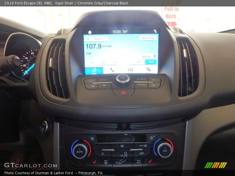 Ingot Silver / Chromite Gray/Charcoal Black 2019 Ford Escape SEL 4WD