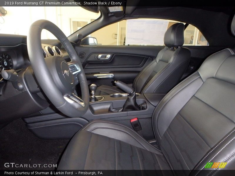 Shadow Black / Ebony 2019 Ford Mustang GT Premium Convertible