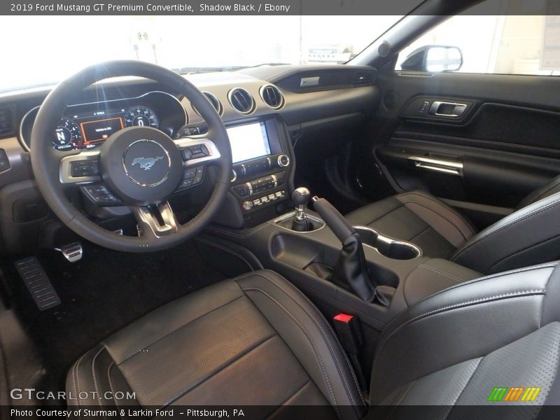 Shadow Black / Ebony 2019 Ford Mustang GT Premium Convertible