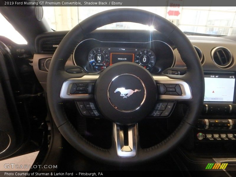 Shadow Black / Ebony 2019 Ford Mustang GT Premium Convertible