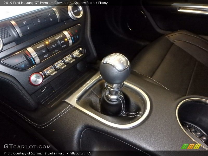 Shadow Black / Ebony 2019 Ford Mustang GT Premium Convertible