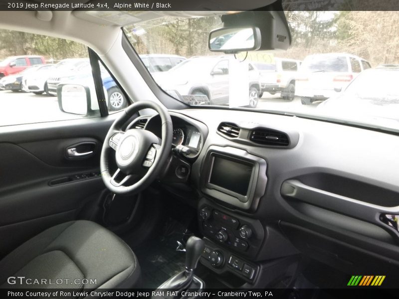 Alpine White / Black 2019 Jeep Renegade Latitude 4x4