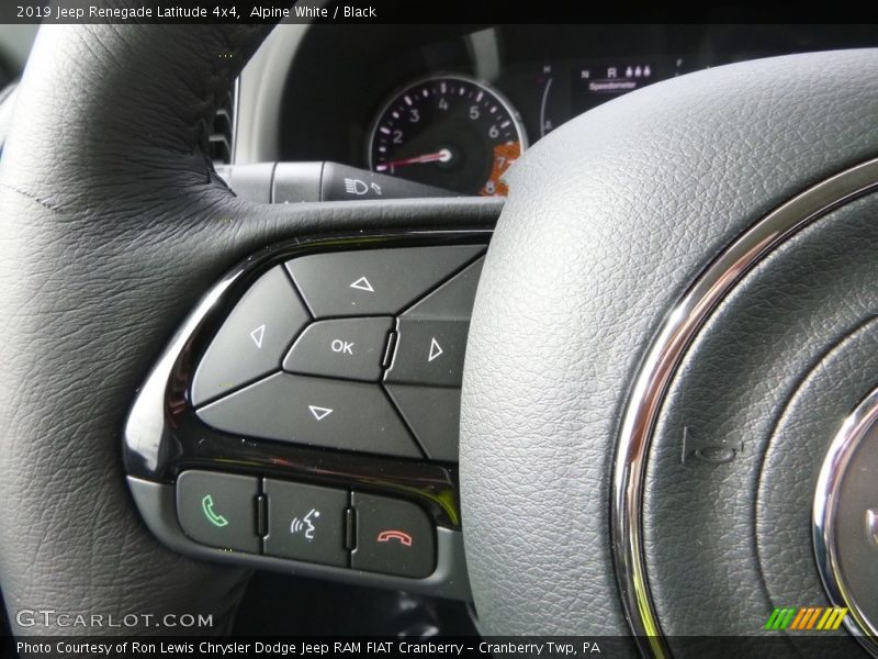 Alpine White / Black 2019 Jeep Renegade Latitude 4x4