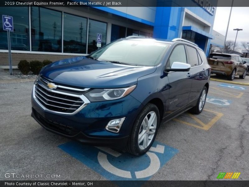 Pacific Blue Metallic / Jet Black 2019 Chevrolet Equinox Premier