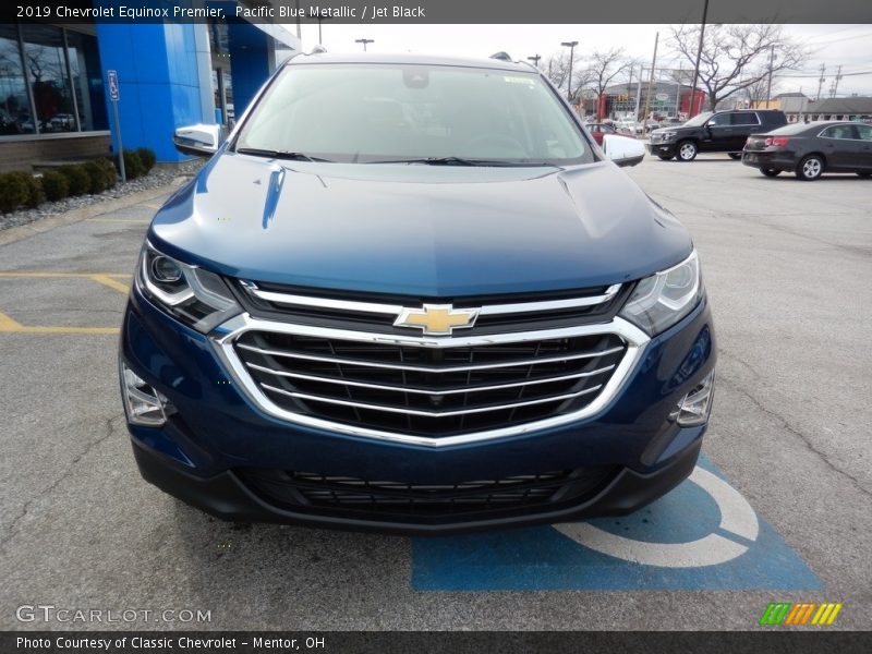 Pacific Blue Metallic / Jet Black 2019 Chevrolet Equinox Premier