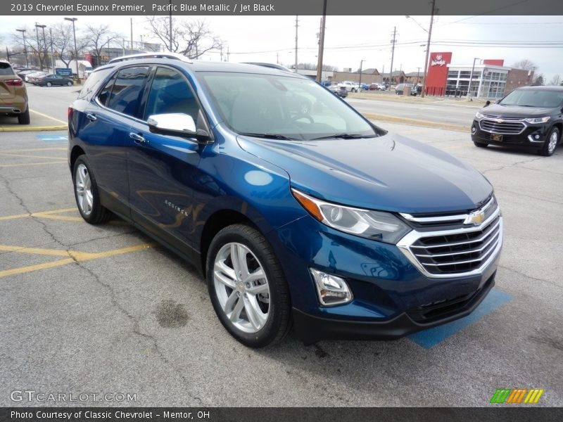 Pacific Blue Metallic / Jet Black 2019 Chevrolet Equinox Premier