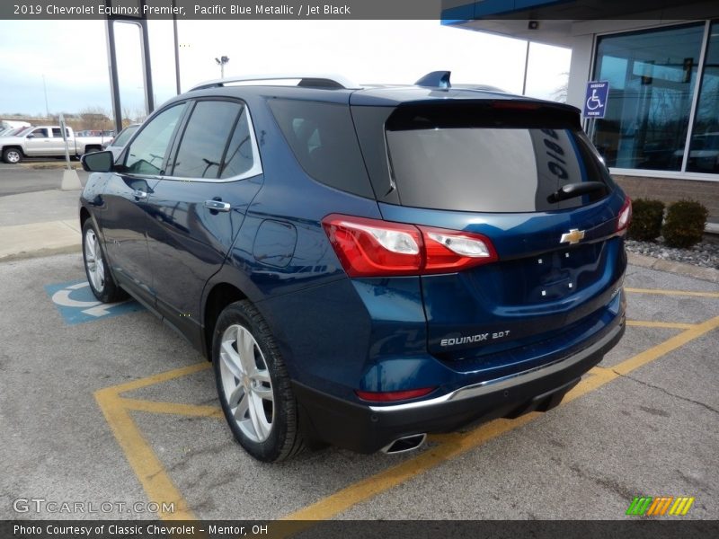 Pacific Blue Metallic / Jet Black 2019 Chevrolet Equinox Premier