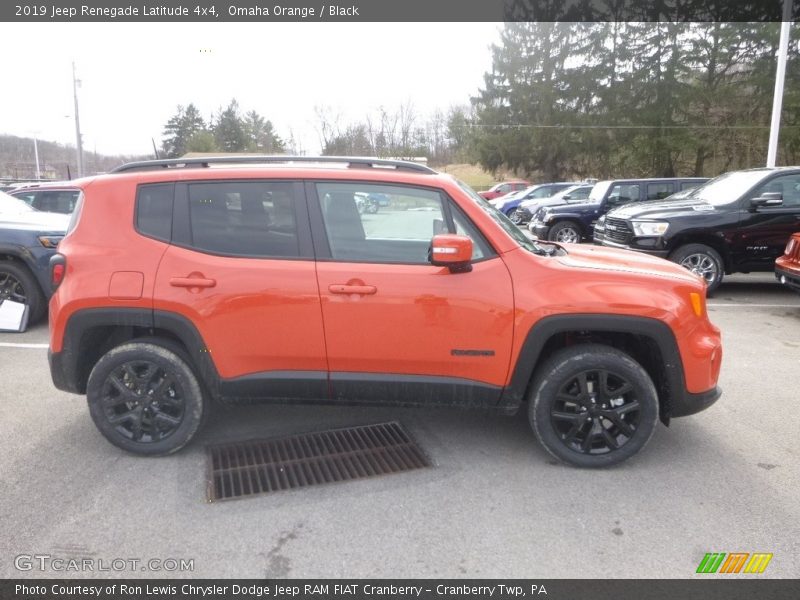 Omaha Orange / Black 2019 Jeep Renegade Latitude 4x4