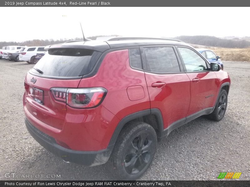 Red-Line Pearl / Black 2019 Jeep Compass Latitude 4x4
