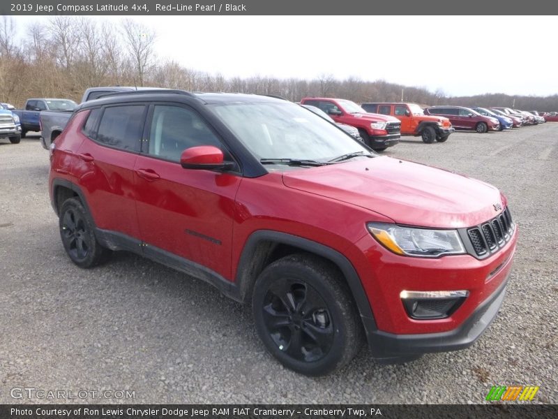 Red-Line Pearl / Black 2019 Jeep Compass Latitude 4x4