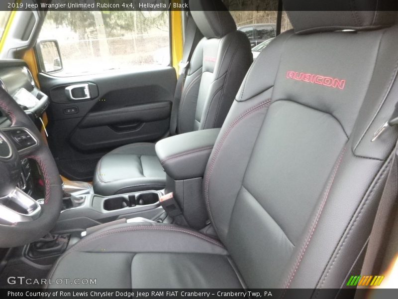 Hellayella / Black 2019 Jeep Wrangler Unlimited Rubicon 4x4