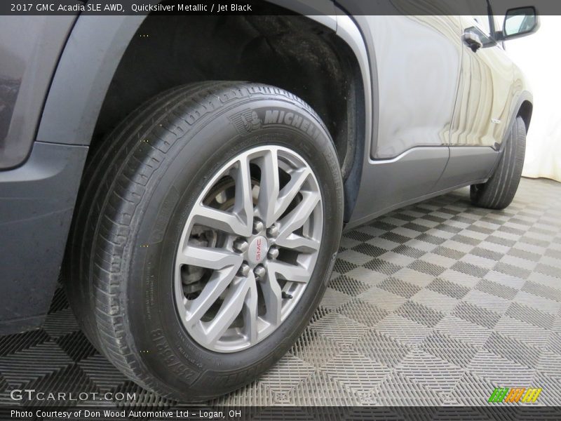Quicksilver Metallic / Jet Black 2017 GMC Acadia SLE AWD