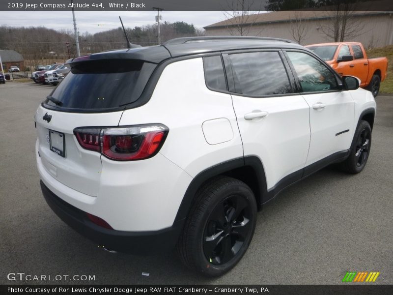 White / Black 2019 Jeep Compass Altitude 4x4