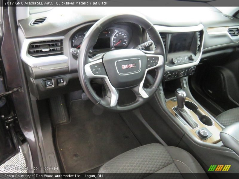 Quicksilver Metallic / Jet Black 2017 GMC Acadia SLE AWD