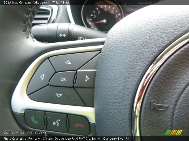 White / Black 2019 Jeep Compass Altitude 4x4