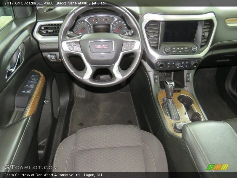 Quicksilver Metallic / Jet Black 2017 GMC Acadia SLE AWD