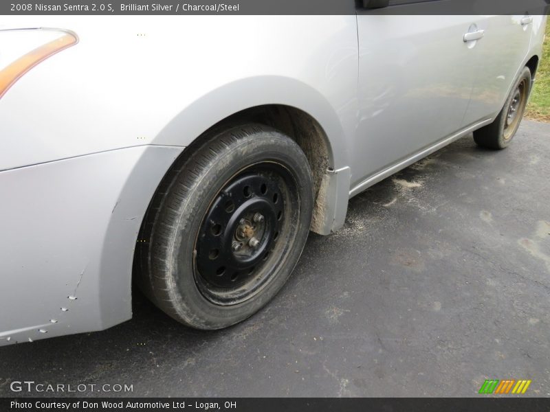 Brilliant Silver / Charcoal/Steel 2008 Nissan Sentra 2.0 S