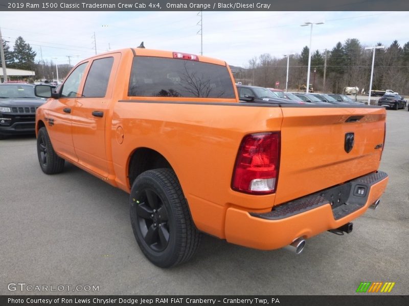 Omaha Orange / Black/Diesel Gray 2019 Ram 1500 Classic Tradesman Crew Cab 4x4