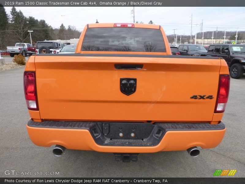 Omaha Orange / Black/Diesel Gray 2019 Ram 1500 Classic Tradesman Crew Cab 4x4