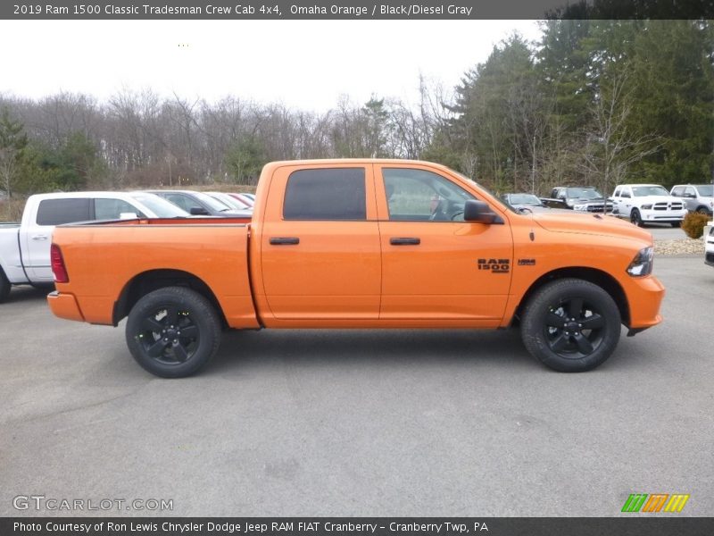 Omaha Orange / Black/Diesel Gray 2019 Ram 1500 Classic Tradesman Crew Cab 4x4