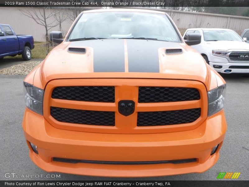 Omaha Orange / Black/Diesel Gray 2019 Ram 1500 Classic Tradesman Crew Cab 4x4