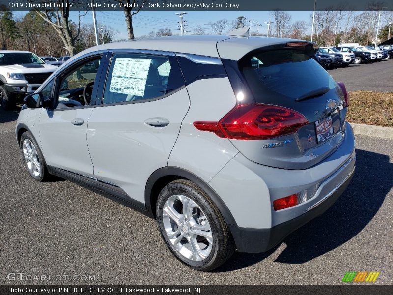 Slate Gray Metallic / Dark Galvanized/­Sky Cool Gray 2019 Chevrolet Bolt EV LT