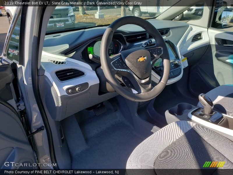 Slate Gray Metallic / Dark Galvanized/­Sky Cool Gray 2019 Chevrolet Bolt EV LT